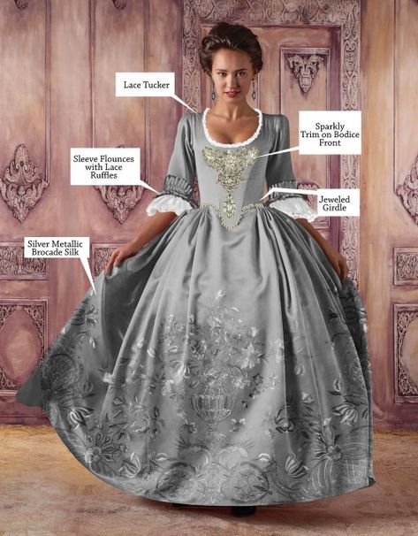 Simplicity 8411 – A New 18th Century Pattern! – American Duchess Blog Roccoco Dress, 18th Century Dresses, Rococo Dress, Historical Sewing, American Duchess, Historical Costuming, 18th Century Dress, 18th Century Costume, 18th Century Clothing