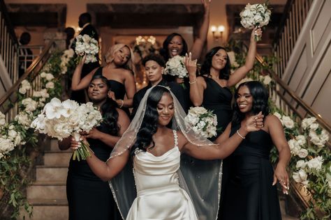 Getting Ready Wedding Photos Black Bride, Symphony Photography, Gift For Groom From Bride, Nashville Bride, Dream Wedding Decorations, Bride Guide, Bridesmaids Photos, Wedding 2025, Black Bride