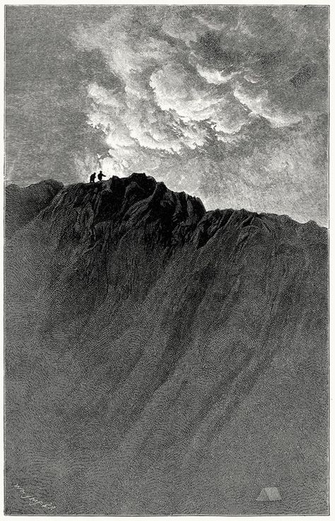 Edward Whymper - Travels Amongst the Great Andes of the Equator (1892) Mountain Engraving, Lost In Life, Magic Mountain, Mountain Pictures, Grey Gardens, Outdoor Paint, Wood Engraving, Photography Design, Photo Posters