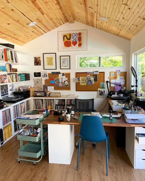 Organizing Desk, Ikea Butcher Block, Artist Room, Therapy Space, Apartemen Studio, Austin Kleon, Art Studio Space, Studio Spaces, Art Studio Room