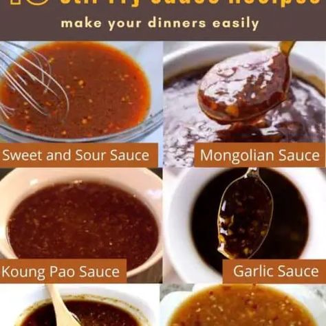 10 Best Chinese Stir Fry Sauces From Scratch. - trychinesegoodies.com Stir Fry Sauces, Chinese Stir Fry Sauce, Chicken Stir Fry Sauce, Fry Sauce Recipe, Stir Fry Sauce Easy, Homemade Stir Fry Sauce, Stir Fry Sauce Recipe, Homemade Stir Fry, Homemade Chinese Food