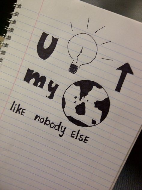 u light up my world like nobody else Cute Drawings Of Love, Drawings For Boyfriend, Drawing Eyes, Drawing Hair, Drawing Quotes, Drawings Of Friends, Goodfellas, Cute Love Pictures, Dessin Adorable