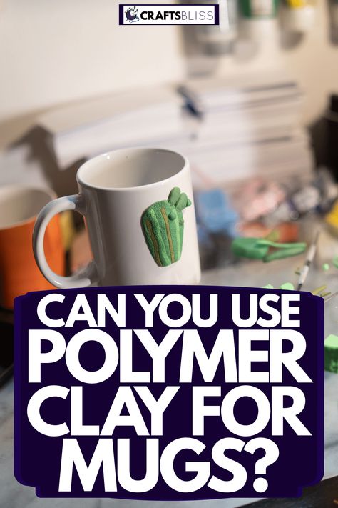 Polymer Clay On Mugs Tutorial, Clay On Mugs Diy, Diy Clay Mug Ideas, Diy Clay Coffee Mugs, Air Dry Clay Cups Diy, Polymer Clay Mugs Tutorial, Polymer Mug, What To Make With Polymer Clay, Sculpey Clay Ideas Projects