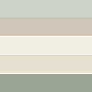 Safe Green Colour Palette, Paint Colour Pallets, Sage Natural Color Palette, Pale Green Color Scheme, Sage Green Interior Color Palette, Sage Green And White Color Palette, Moss Green Color Scheme, Green Grey Cream Colour Palettes, Neutral Green Colour Palette