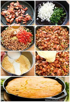 Peas Casserole, Casserole With Cornbread, Hopping John, Cornbread Dinner, Cornbread Topping, Cornbread Crust, Hoppin John Recipe, Blackeyed Peas, Recipes Southern