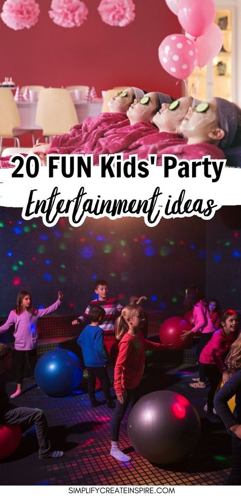 The best kids party entertainment ideas to keep kids entertained a your next celebration. Fun ways to entertain kids at birthday parties and tips for the types of entertainment that is good for children's birthday parties. Birthday Party Games For Kids Age 9, Birthday Party 8 Girl, Kids Events Ideas Fun Activities, Birthday Party 6 Girl, This Or That Birthday, 6year Birthday Party Ideas, Party Ideas For 8 Year Girl, Party Ideas For 9 Year Girl, Girl Birthday Party Ideas 9 Year