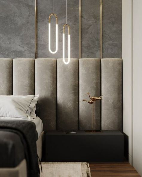 Savvy Favorites: Extended & Extra-Wide Headboards For A Modern Bedroom — The Savvy Heart Beautiful Bed Designs, Bed Back Design, Bed Headboard Design, Modern Luxury Bedroom, Bad Inspiration, Headboard Wall, Luxury Bedroom Master, Bedroom Bed Design, Headboard Designs