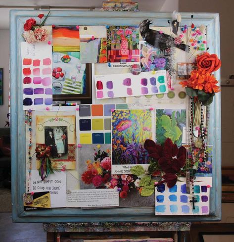 Artist Inspiration Board, Vision Board For Artists, Artist Vision Board, Mood Board Painting, Artist Moodboard, Art Igcse, Rainy Day Drawing, Artist Block, Become An Artist