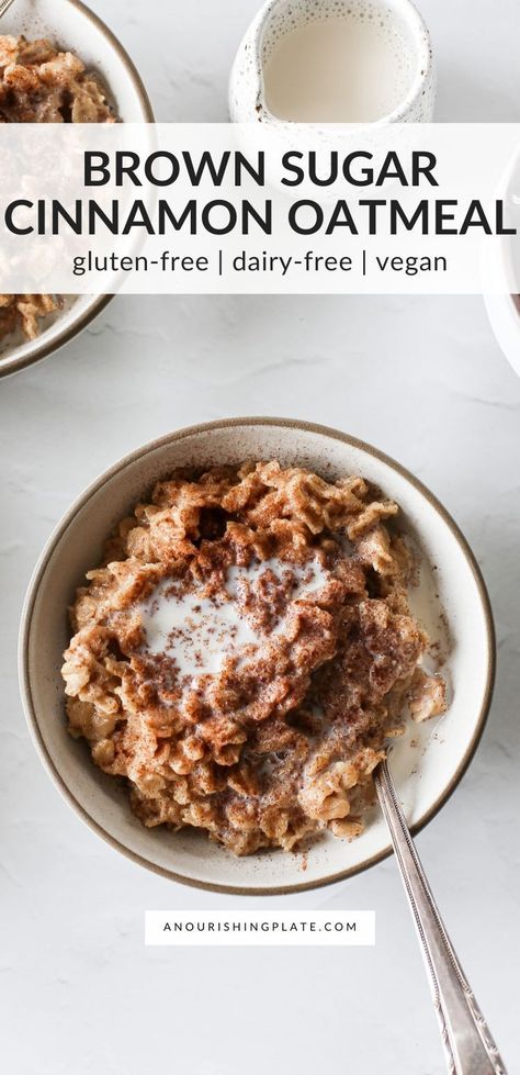 Brown Sugar Cinnamon Oatmeal, Gluten Free Oatmeal Recipes, Quick Oat Recipes, I Lost 100 Pounds, Easy Oatmeal Recipes, Brown Sugar Oatmeal, Healthy Oatmeal Recipes, Breakfast Oatmeal Recipes, Homemade Oatmeal