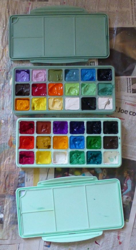 Jelly Gouache, Gouache Paint Set, Ag Doll Crafts, Gouache Color, Stationery Obsession, Drawing Hair Tutorial, Artsy Aesthetic, Gouache Art, Art Tools Drawing