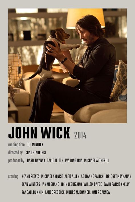 John Wick Movie Poster John Wick 1 Poster, John Wick Movie Poster, John Wick 2014, John Wick 1, John Wick Movie, Best Instagram Feeds, Posters Minimalist, Movie Decor, Iconic Movie Posters