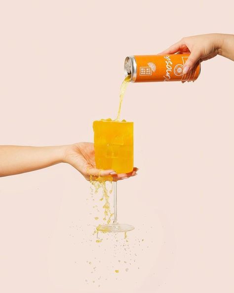 Spiro Spathis, Beverage Photography Ideas, Cocktail Mixology, Happy Tea, Beverage Photography, Food Business Ideas, Juice Branding, Orange Drinks, Drinks Packaging Design