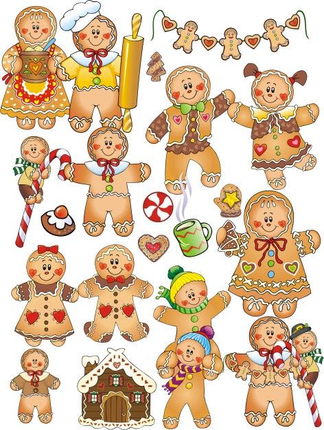 Gingerbread Clip Art - Clip Art Library Gingerbread Man Ornaments, Gingerbread Clipart, Kids Clip Art, Gingerbread Cards, Christmas Gingerbread Man, Gingerbread Crafts, Gingerbread Christmas Decor, Gingerbread Decorations, Gingerbread Ornaments