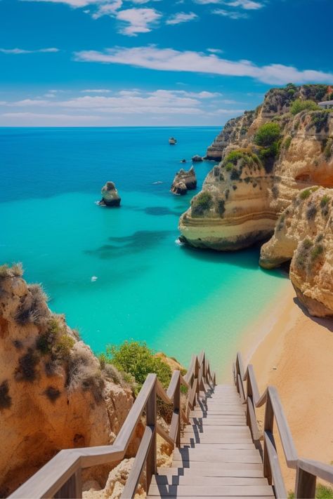 Near to Lagos and Portimao, you can find a lot of hidden beaches. Here we show you the 16 best beaches in the south of Portugal, Algarve. Click on the title to discover the best beach for you! 💌 best things to do in Albufeira, Portugal | what to do in Albufeira, Lagos | Albufeira Itinerary | Albufeira in 1 day | Portugal hidden gems | Portugal travel guide | beaches Sagres South Portugal, Portugal Holiday, South Of Portugal, Summer In Portugal, Portimao Portugal, Portugal Albufeira, Portugal Algarve, Portugal Beautiful Places, Albufeira Portugal Things To Do