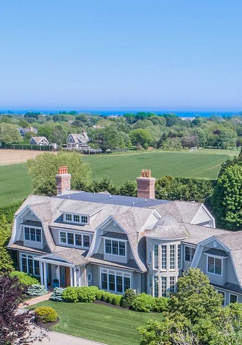 Hampton House Exterior, Hampton Mansion, The Hamptons Houses, East Coast House, East Hampton Houses, Hampton Homes, Nantucket House, House In The Hamptons, Hamptons Homes