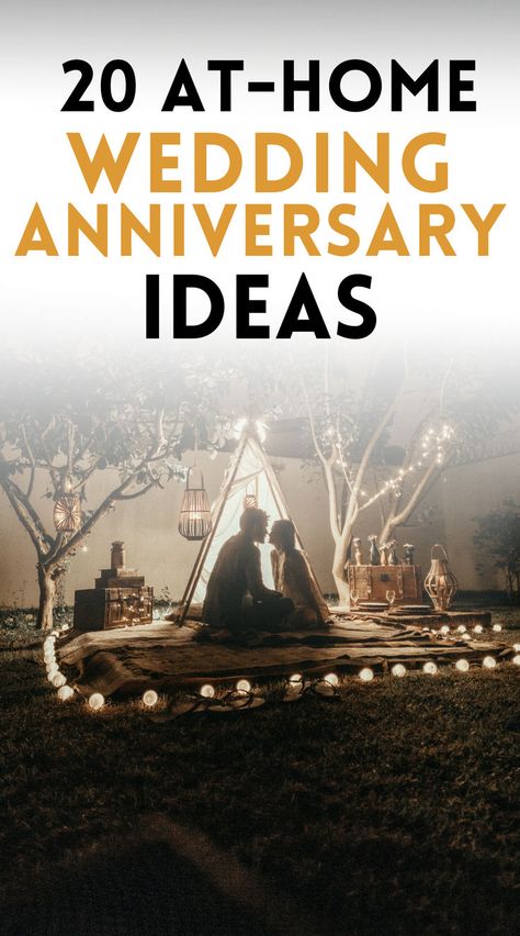 Celebrate your wedding anniversary at home with these romantic and creative ideas! From a candlelit dinner to a cozy movie night or a DIY spa day, these suggestions are perfect for creating an intimate and memorable celebration. Transform your home into a romantic getaway and enjoy quality time together, making your special day unforgettable. Romantic Anniversary Ideas At Home, Anniversary Dinner Ideas At Home, Wedding Anniversary Celebration Ideas, Anniversary At Home, Anniversary Celebration Ideas, Anniversary Dinner Ideas, Romantic Movie Night, Anniversary Diy, Diy Spa Day