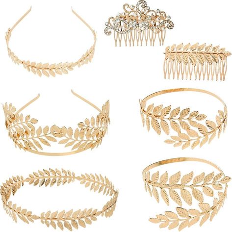 Leaves Crown, Greek Crown, Greek Accessories, Greek Hair, Gold Leaf Crown, Ancient Greek Jewelry, Leaf Headband, Leaf Crown, Leaves Headband