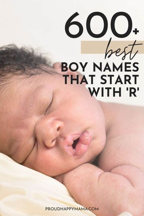 Researching the best baby boy names that start with R? Well rest assured, we have rounded up the best R letter baby boy names to inspire you! Here you'll find the best unique boy names that start with R, cute baby boy names that start with R, cool boy names that start with R, rare boy names that start with R, boy middle names that start with R, and more! R Baby Names, R Names For Boys, H Boy Names, R Boy Names, R Names, Elegant Boy Names, Boy Names That Start With An E, Boy Names That Start With A, Boy Names That Start With Letter C