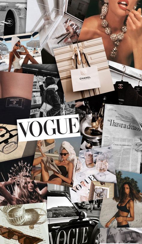 Vogue Aesthetic, Collage Iphone, Aesthetic Iphone, Aesthetic Collage, Aesthetic Iphone Wallpaper, Wallpaper Iphone, Iphone Wallpaper, Vogue, Black And White