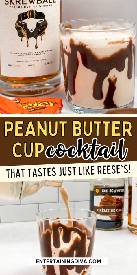 Peanut Butter Vodka, Butter Shots Drinks, Chocolate Peanut Butter Shots, Peanut Butter Cup Martini Screwball, Jack Daniels Single Barrel Cocktails, Drinks With Screwball Peanut Butter Whiskey, Cocktails With Chocolate Liquor, Peanut Butter Liquor Drinks, Shots With Peanut Butter Whiskey