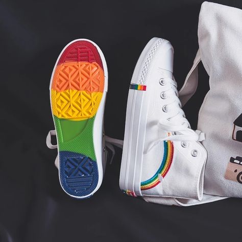 New Arrivals – Rose Gold Co. Shop Pride Outfit Ideas, Pride 2023, Rainbow Stuff, Korean Colors, Pride Festival, Pride Shoes, Rainbow Sneakers, Rainbow Shoes, Converse Style