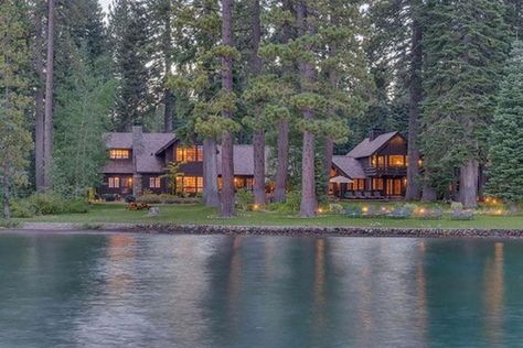 . Lake Tahoe Houses, Tahoe City, Incline Village, Tudor Style Homes, Mark Zuckerberg, Celebrity Houses, Luxury Property, Lake Tahoe, Luxury Real Estate