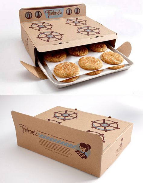 20 Ridiculously Creative Package Designs You Have To See Design Cibo, Clever Packaging, Cookie Delivery, Snickerdoodle Cookie Recipes, Cool Packaging, Cookie Packaging, Wine Packaging, Chocolate Packaging, Packing Design