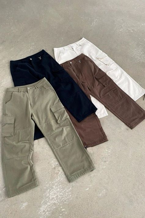 Cargo Pants Outfit Baggy, Baggy Cargo Pants Outfit, Pants Design For Men, Brown Cargo Pants Outfit, Green Cargo Pants Outfit, Cargo Pants Outfit Men, Pants For Men Casual, Baggy Pants Outfit, Long Coat Men