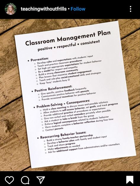 Positive expectations, reinforces respect and good relationships above all | First day of school review Classroom Expectations Middle School, Positive Expectations, Behavior Expectations, 2023 Classroom, Teacher Portfolio, Teaching Portfolio, Teaching Classroom Management, Good Relationships, Classroom Management Plan