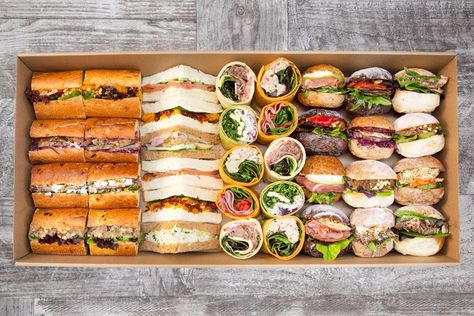 Bread Project: Gourmet Sandwiches, Mini Wrap, Mini Baguettes, and Mini Rustic Rolls Picnic Sandwiches, Sandwich Platter, Sandwiches Wraps, Gourmet Sandwiches, Mini Sandwiches, Party Food Platters, Picnic Food, Picnic Foods, Food Platters