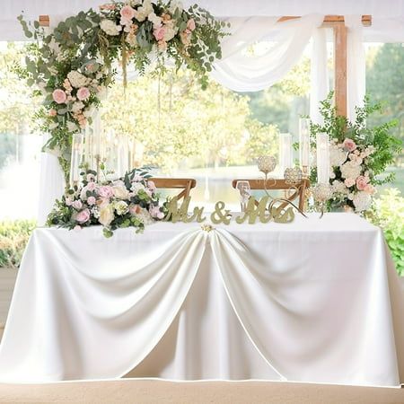 Head table wedding decorations