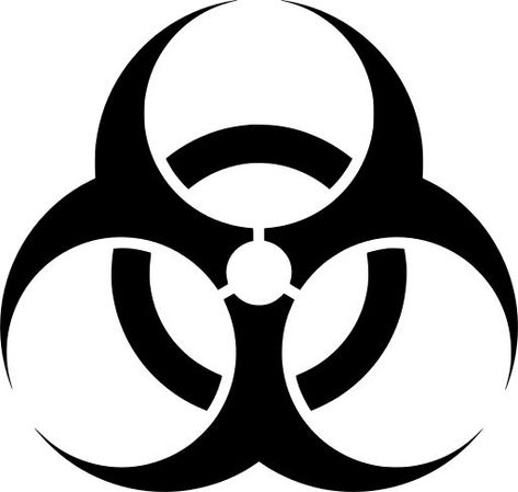 CC0 - FREE SVG Image  toxic warning symbol biohazard Toxic Symbol, Techno Shirt, Biohazard Sign, Biological Hazard, Biohazard Symbol, Face Stencils, Symbol Drawing, Science Geek, Dan Brown