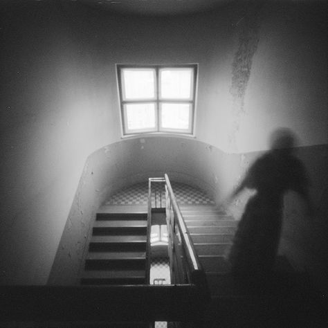 pinhole photo by Kat MacHulk, "Only ghosts remain" Slow Shutter Speed Ghost Photography, Ghosting Photography, Ghostly Photography, Ghost Person, Ghost Polaroid, Pinhole Camera Photos, Ghost Photo, Person Walking, Manual Photography