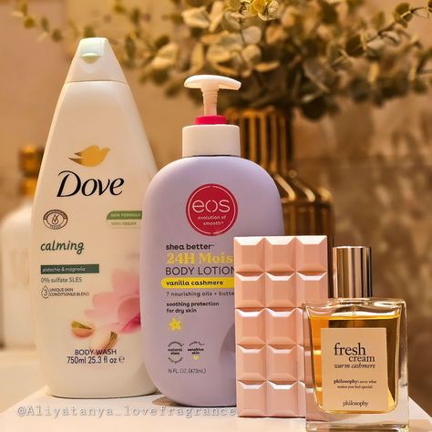 Dove Vanilla, Body Wash Dove, Fresh Cream Warm Cashmere, Fragrance Combinations, Perfume Layering, Fluffy Marshmallows, Layering Combos, Scent Combinations, Scent Combos