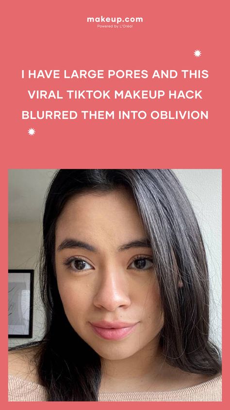 A Viral TikTok Hack for Blurring Large Pores Makeup Large Pores, Makeup For Big Pores, How To Hide Large Pores, Best Makeup For Large Pores, Big Pores Makeup, How To Cover Pores With Makeup, How To Hide Pores With Makeup, Best Foundation For Large Pores, Large Pores How To Get Rid Of