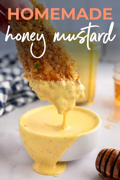 Breaded Pork Chops Baked, Amazing Salads, Honey Mustard Recipes, Yum Sauce, Homemade Honey Mustard, Mustard Recipe, Homemade Sauce Recipes, Salad Dressing Recipes Homemade, Honey Mustard Dressing