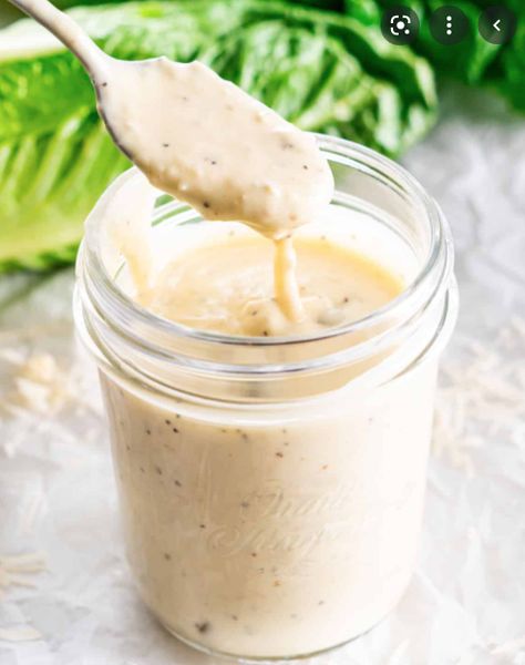 Tahini Vinaigrette, Creative Salads, Tahini Salad, Homemade Caesar Salad Dressing, Crispy Kale, Creamy Salad Dressing, Jo Cooks, Lemon Tahini Dressing, Ranch Dressing Recipe