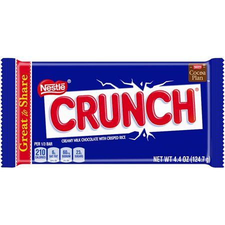 Chocolate Candy Brands, Nestle Milk, Crunch Chocolate, Nestle Crunch, Crunch Bar, Giant Candy, Milk Chocolate Candy, Chocolate Malt, Malted Milk