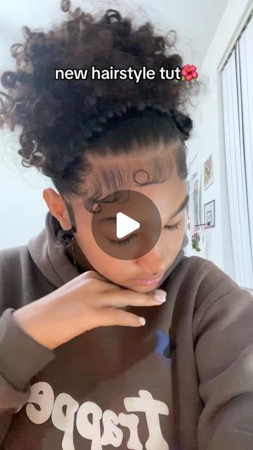 alma on Instagram: "trying new hairstylesss😍#curlyhairstyles #curls #pinterest #curlyhair" Hairstyles For Puffy Hair, Poofy Hair Hairstyles, Puffy Curly Hair, Curly Hairstyles Updo Easy, Curly Updo Hairstyles For Black Women, Hairstyles Updo Easy, Curly Hairstyles Updo, Curly Natural Hairstyles, Styles Natural Hair