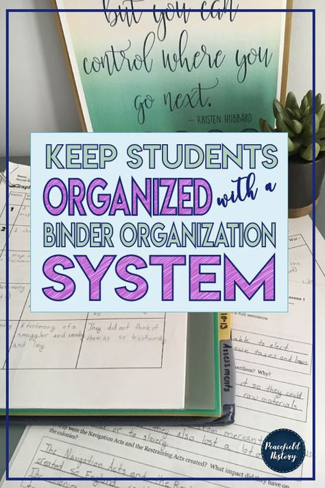 Use this easy method to keep your middle schoolers organized! Helping Middle Schoolers Get Organized, Classroom Organization Middle School, Binder Organization School, Middle School Organization, Middle School Classroom Organization, Teacher Binder Organization, Smart Cookies, Kids Organization, Student Binders