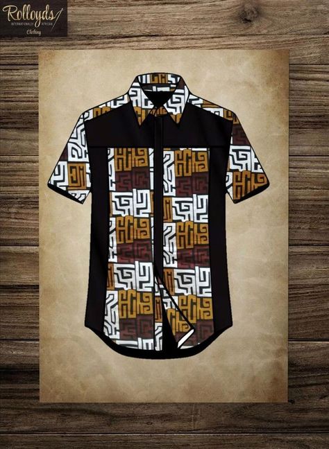 African Shirts For Men Short Sleeves, Male Ankara Styles Mens Fashion, Ankara For Men, African Print Shirts For Men, Mens Kaftan, Men African Fashion, African Print Shirt, To Start A Conversation, African Wear Styles For Men