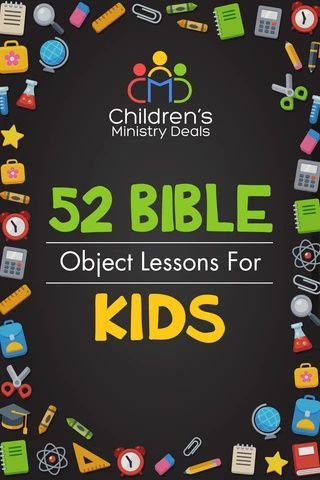 52 Bible Object Lessons for Kids #objectlessons #objectlessonsforkids #objectlessonsforchurch Bible Study For Kids Teaching, Bible Teachings Object Lessons, Unity Object Lesson, Object Bible Lessons For Kids, Hands On Bible Lessons For Kids, Bible Lessons For Kindergarteners, Bible Experiments For Kids, Pre K Bible Lessons Sunday School, Church Object Lessons For Kids