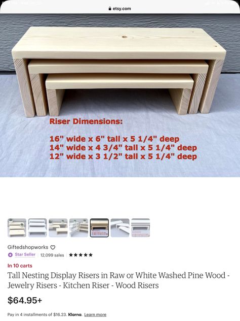 Wooden Vendor Display, Diy Tumbler Display Stand, Diy Risers Display, Wooden Risers Display, Diy Display Risers, Diy Display Stand Craft Fairs, Diy Display Stand, Art Fair Display, Craft Show Booths