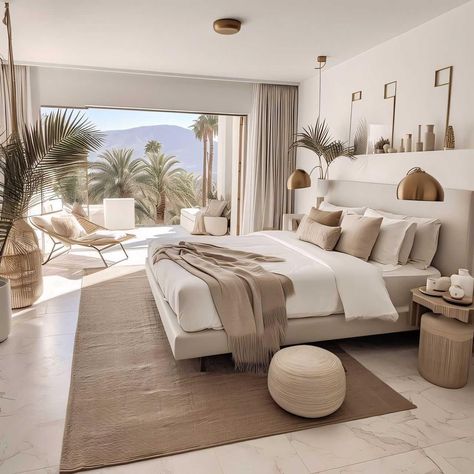 Modern Luxury Bedroom, Neutral Bedroom, Master Bedrooms Decor, Bedroom Aesthetic, The Bedroom, Dream Bedroom, Bedroom Colors, Luxurious Bedrooms, Cozy Bedroom