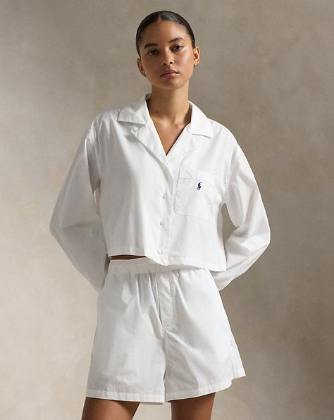 Women Ralph Lauren, Cotton Farming, Cropped Shirt, Swimwear Dress, Polo Sport, Chino Jeans, Pyjama Set, Rugby Shirt, Boxer Shorts