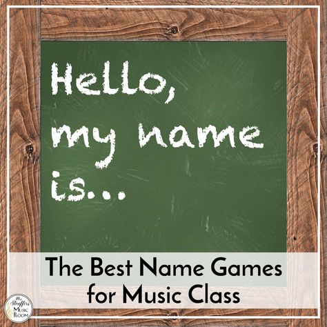 The Best Name Games for Music Class Music Games For The Classroom, Music Class Ideas, Middle School Music Games, Kindergarten Music Class, Teaching Choir, Music Class Games, Games For Grade 1, Music Games For Kids, Music Education Games