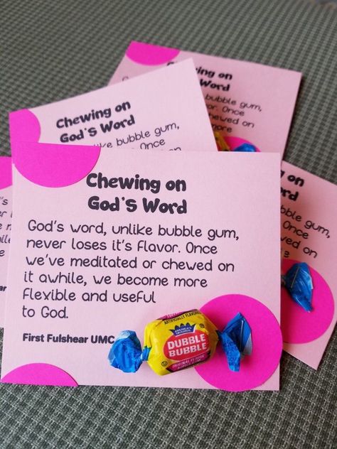 Agape Ideas Woman, Agape For Emmaus Walk, Great Banquet Agape Ideas, Church Favors Ideas, Church Crafts For Kids Sunday School, Chrysalis Agape Ideas, Bubble Gum Quotes, Agape Ideas Emmaus, Sunday School Gifts For Kids