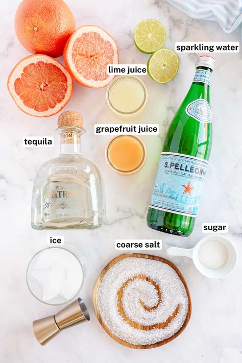 Paloma Spritz Cocktail, Simple Paloma Recipe, Paloma Cocktail Vodka, Mexican Paloma Cocktail Tequila, Tequila Wedding Cocktails, Easy Paloma Recipe, Grapefruit Tequila Cocktail, Best Paloma Recipe, Easy Cocktail Recipes Tequila