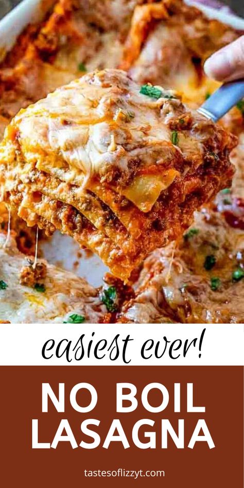 Lazana Recipes, Lasagna Recipe Best, Lasagna Oven Ready Noodles, Quick Lasagna Recipe, Lasange Recipe, Noodles Crockpot, Easy Lasagna Recipe With Ricotta, Lasagna Recipe Easy, Baked Lasagna Recipe