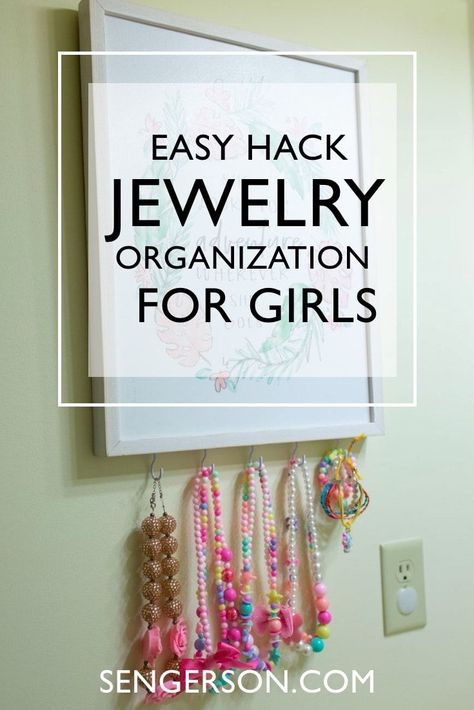 Discover the perfect jewelry storage solution with Amazon's range of stylish and functional jewelry organizer boxes. Kids Jewelry Organizer, Diy Kids Jewelry, Girls Jewelry Organization, Easy Diy Kids, Kids Jewelry Diy, Toddler Jewelry, Jewelry Organizer Wall, Diy Jewelry Holder, Hanging Jewelry Organizer